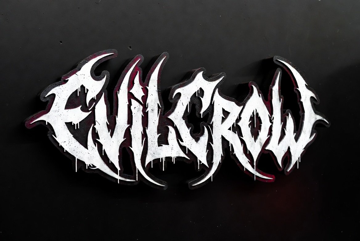 Distressed Evil-Crow-Wordmark